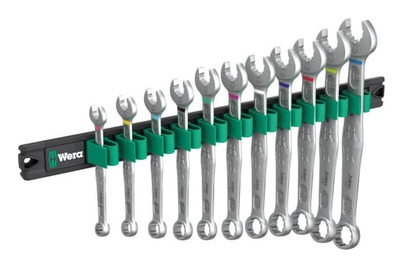 Wera 05020233001, 8,10,11,12,13,14,15,16,17,18,19 mm, Svart, Rostfritt stål, Tjeckien, 380 mm, 160 mm, 45 mm