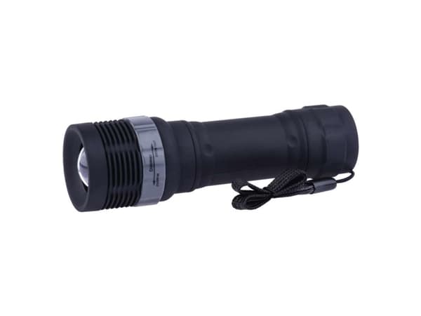Emos LED rucní svítilna P4702, Käsikokoinen taskulamppu, Musta, Sininen, Muovi, LED, 1 lamppua, 3 W musta, Sininen