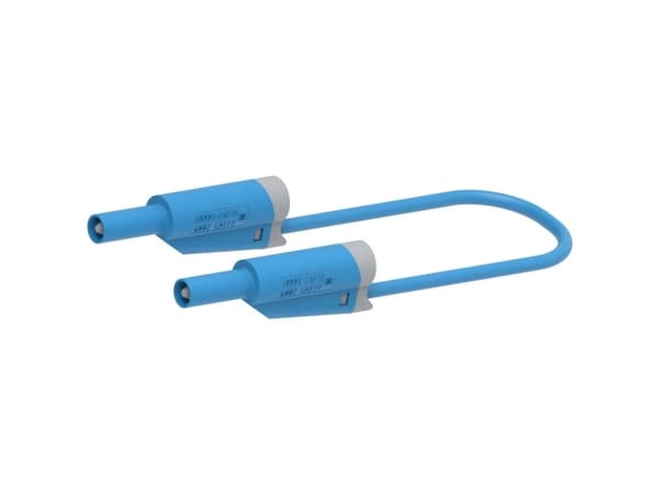 Electro PJP 2710-IEC-CD1-100BL Mittausjohto [Lamelliitin 4 mm - Lamelliitin 4 mm] 1,00 m Sininen 1 kpl