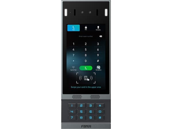 Fanvil i67, 17,8 cm (7"), 600 x 1024 piksler, H.264, 2 MP, 62°, 37,4°