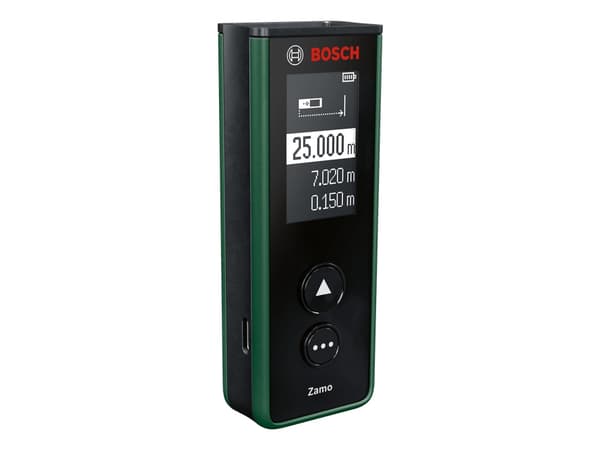 Bosch 06036729Z1, Laseravstandsmåler, m, Sort, Grønn, 25 m, 0,15 m, 2 mm