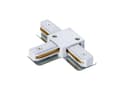 Miniatyrbilde 1 av 5: DPM T-kobling for utenpåliggende skinne, hvit, X-LINE