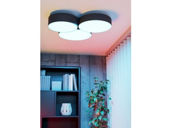 EGLO BARBANO-Z, 3 lampor, LED, 2550 LM, IP20, Svart, Vit