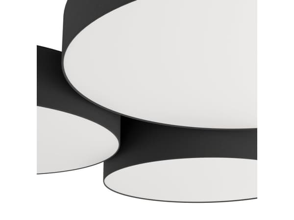 EGLO BARBANO-Z, 3 lampor, LED, 2550 LM, IP20, Svart, Vit