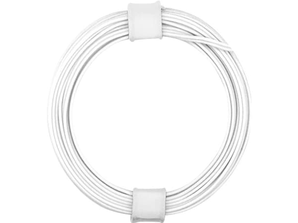 Donau Elektronik 114-55 Wire 2 x 0,08 mm² vit 5 m