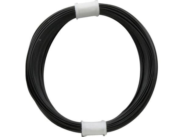 Donau Elektronik 110-1 Johdin 1 x 0,04 mm² musta 10 m