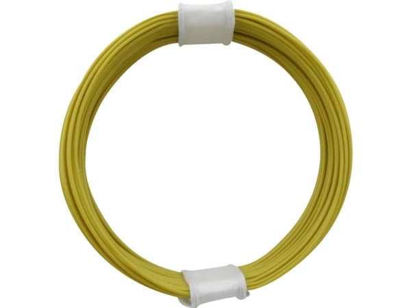 Donau Elektronik 110-3 Johdin 1 x 0,04 mm² keltainen 10 m