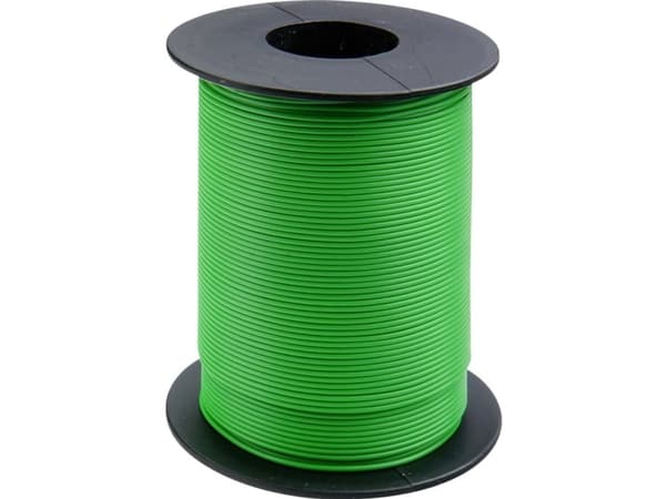 Donau Elektronik 119-14 Wire 1 x 0,14 mm² Grön 100 m
