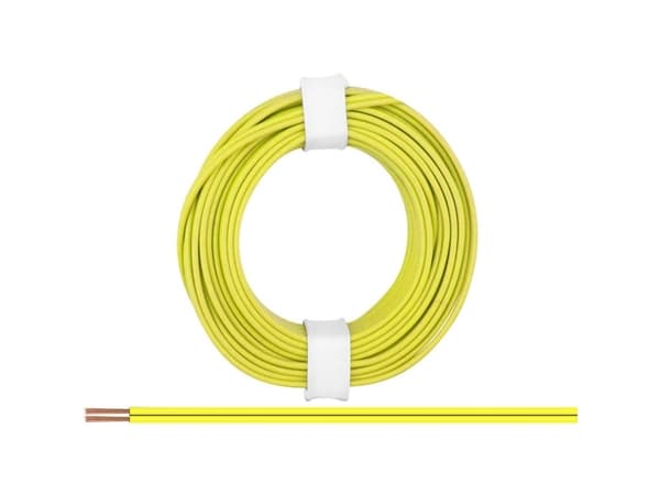 Donau Elektronik 218-33 Johdin 2 x 0,14 mm² Keltainen 5 m