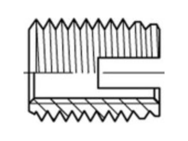 159837 Gängade insatser M14 24 mm 10 st