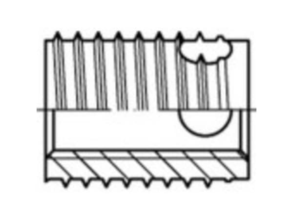 1070035 Kierretapit M10 10 mm 25 kpl 25 kpl