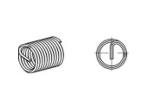 Alstertaler skruer & presisjonsdeler 1070078 Gevindindsatser M10 10 mm 25 stk.