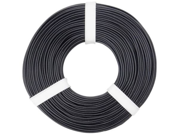 125-051 Lanka 1 x 0,25 mm² Musta 50 m