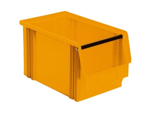 974347 Säilytyslaatikot Elintarvikelaatikko (L x K x S) 200 x 200 x 350 mm Keltainen 8 kpl