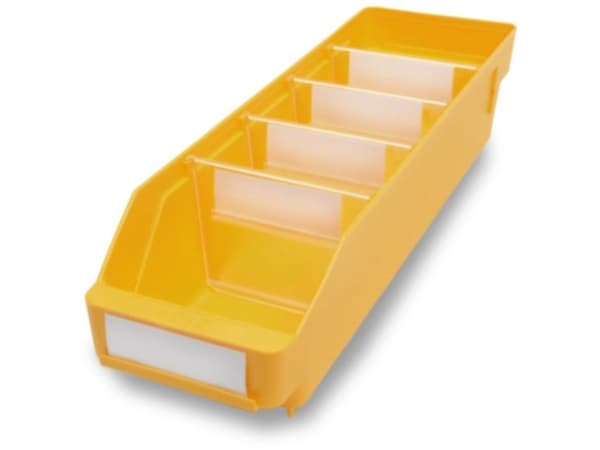 Udo Bär 689533 ESD Reolkasser Levnedsmiddelegnet (B x H x T) 120 x 95 x 400 mm Gul 30 stk