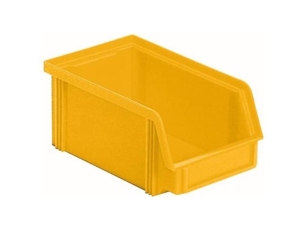 974314 Säilytyslaatikot Elintarvikelaatikko (L x K x S) 100 x 77 x 170 mm Keltainen 40 kpl