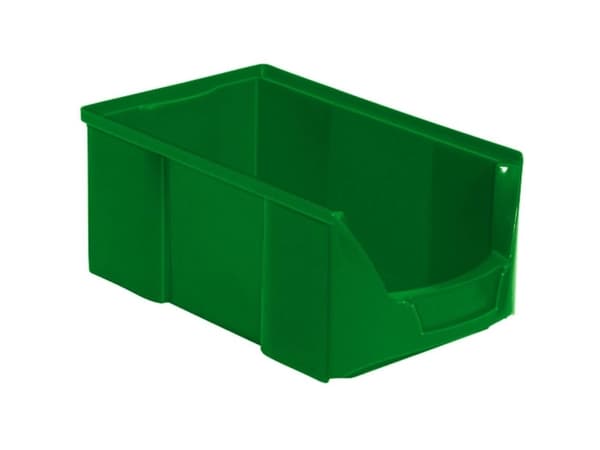 977491 Säilytyslaatikot Elintarvikelaatikko (L x K x S) 200 x 145 x 360 mm Vihreä 12 kpl