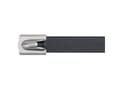 Miniatyrbilde 1 av 2: Panduit MLTFC6H-LP316, Med parallelt inngangspunkt, Polyester, Rustfritt stål, Sort, 1 hoder, 521 mm, 7,9 mm