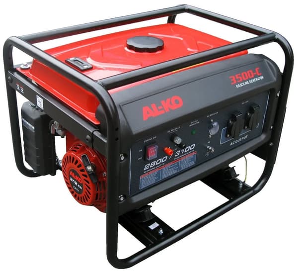 AL-KO 3500-C 2800W 230V 15L Bensin 50Hz 3300W Sort, Rød