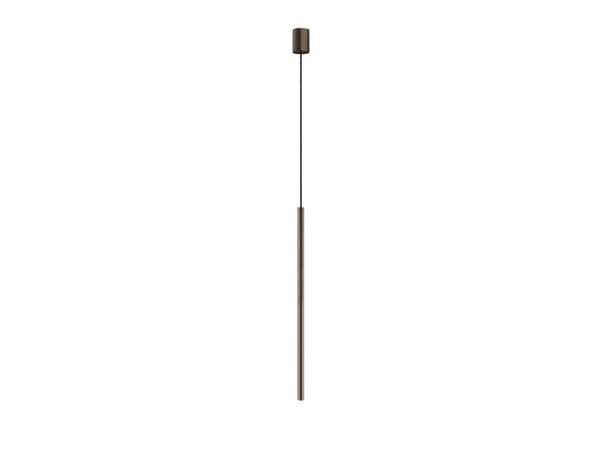 Nowodvorski hengelampe Laser metall soverom hengende lampe over sengen, brun