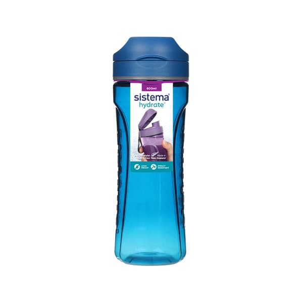 Sistema - 600ml Tritan Swift Bottle - Blue