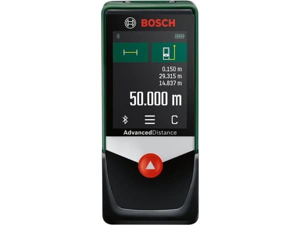 Bosch AdvancedlDistance 50C, laseretäisyysmittari, m, monivärinen, digitaalinen, 50 m, 0,05 m