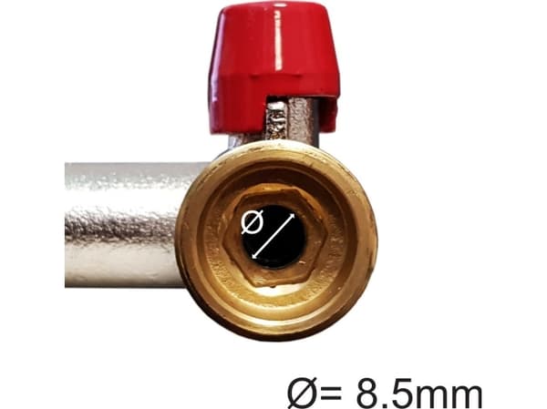 Bradas 2-veis manifold med ventiler GW 3/4 på 2x GZ 3/4 BR-3034 BRADAS 4641