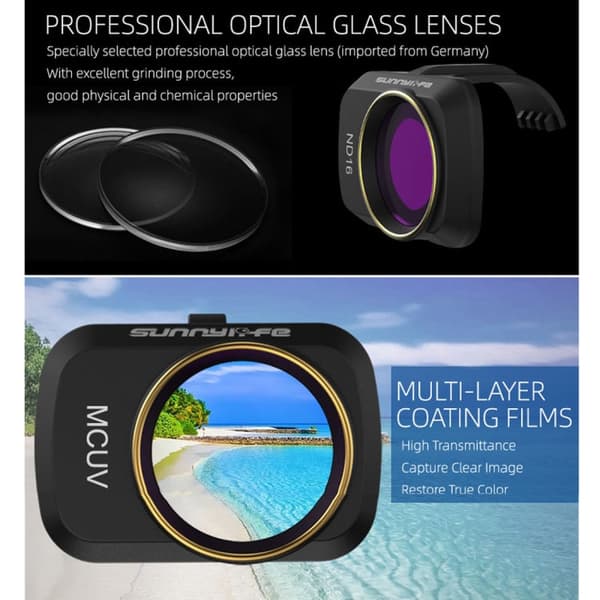 DJI Mavic Mini / Mini 2 Filtterit 6 Kpl