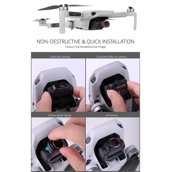 DJI Mavic Mini / Mini 2 Filtterit 6 Kpl