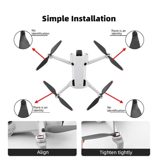 DJI Mini 4 Pro potkurit 2 paria