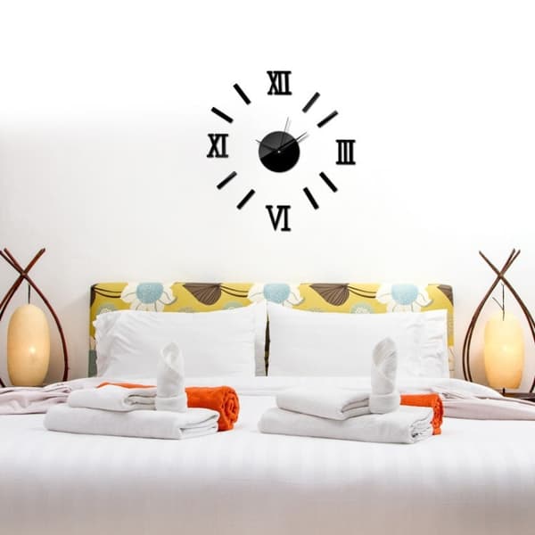 Seinäkello DIY tarra (Black)