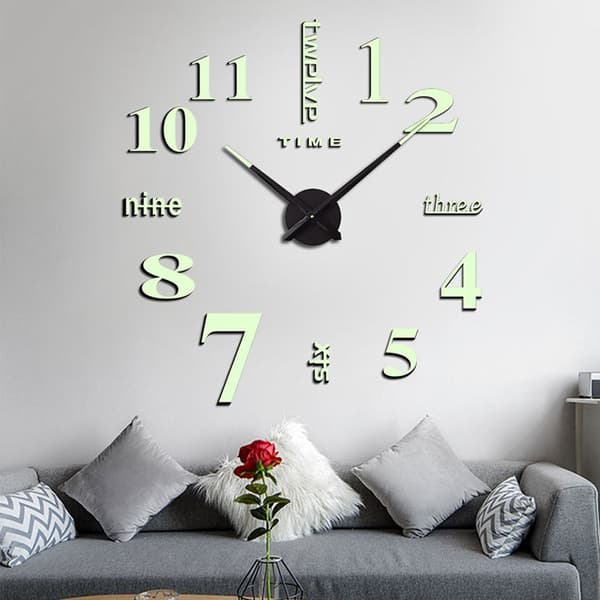 Seinäkello DIY Akryyli