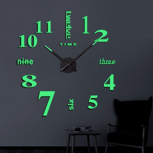 Seinäkello DIY Akryyli