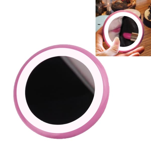 Meikkipeili LED (Pink)