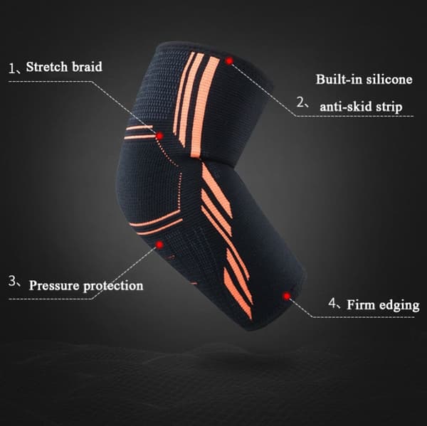 Kyynärtuki XL (Black Orange)
