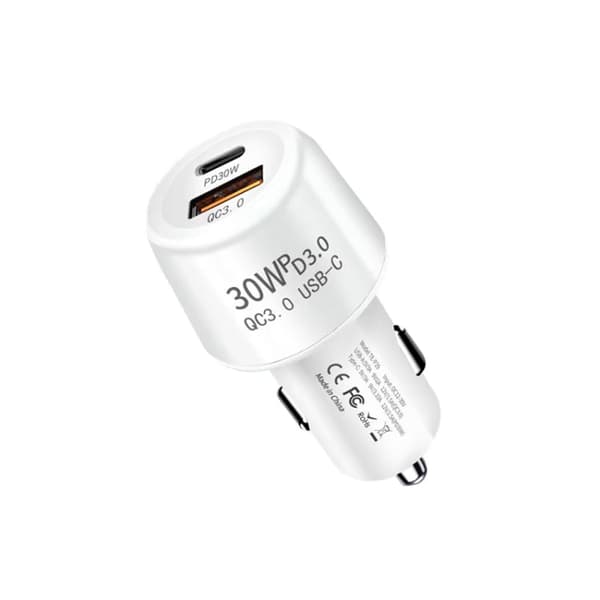 USB/USB-C-laturi (White)