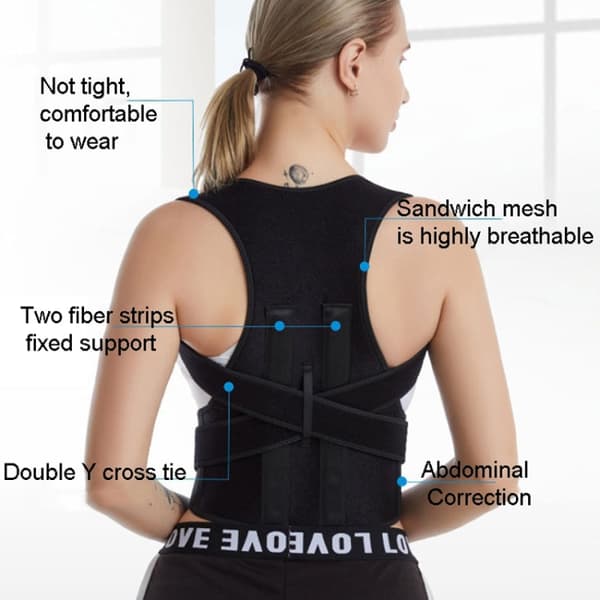 Ryhtiliivi Posture Corrector S