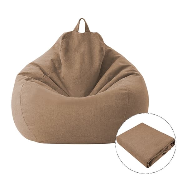 Päällinen Lazy Sofa Bean Bag 80x90cm (Brown)
