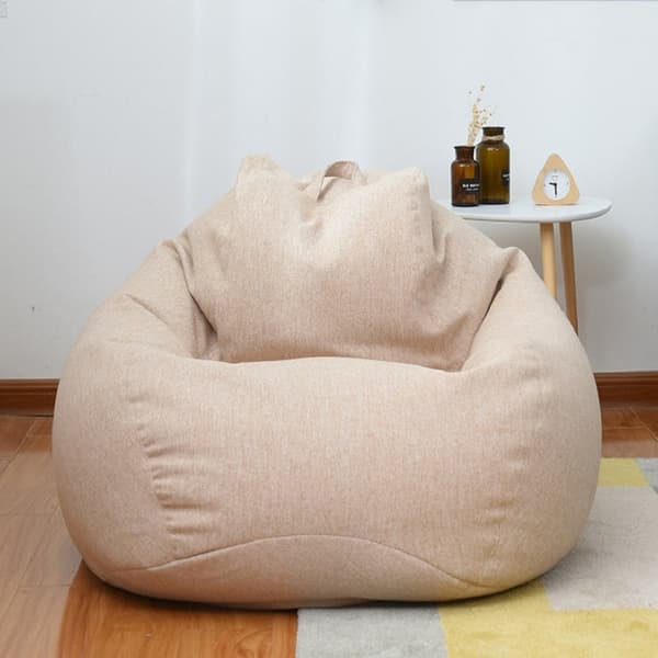Päällinen Lazy Sofa Bean Bag 90x110cm (Light Khaki)