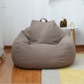 Pikkukuva 1 / 7: Päällinen Lazy Sofa Bean Bag 90x110cm (Flax Brown)