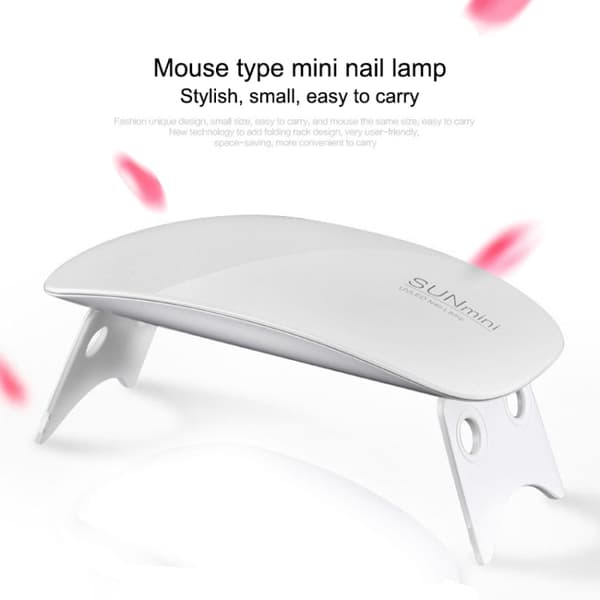 MINI 2 6W UV + LED USB Kynsiuuni (White)