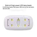 Pikkukuva 4 / 11: MINI 2 6W UV + LED USB Kynsiuuni (White)