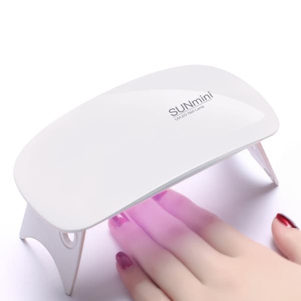 MINI 2 6W UV + LED USB Kynsiuuni (White)