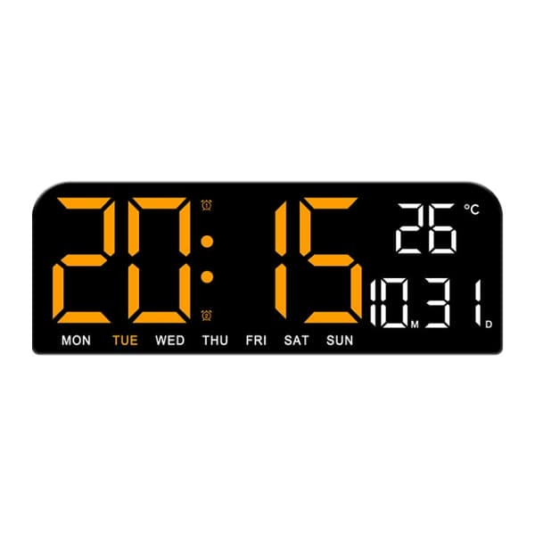 Seinäkello 24 cm (Orange)
