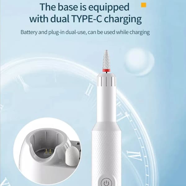 Kynsipora USB ladattava (White)