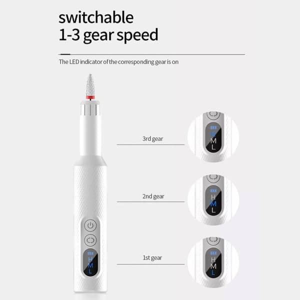 Kynsipora USB ladattava (Black)