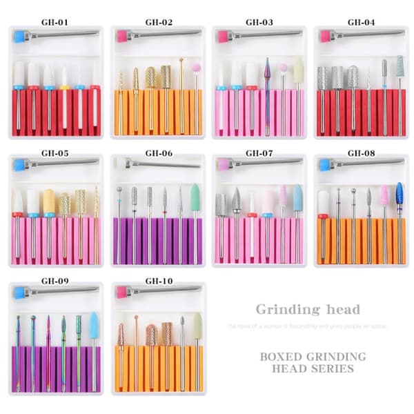 Kynsiporan hiontapäät Nail Art 10