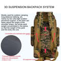 Pikkukuva 4 / 6: Retkireppu 56-75L Waterproof (Black)