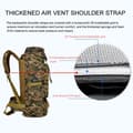 Pikkukuva 5 / 6: Retkireppu 56-75L Waterproof (Black)