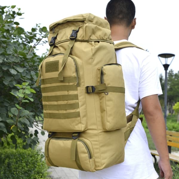 Retkireppu 56-75L Waterproof (Black)